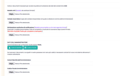 Aggiornamento importante: nuova funzionalità per la gestione delle variazioni dati